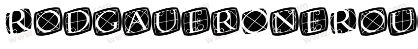RodgauerOneRound Medium字体转换